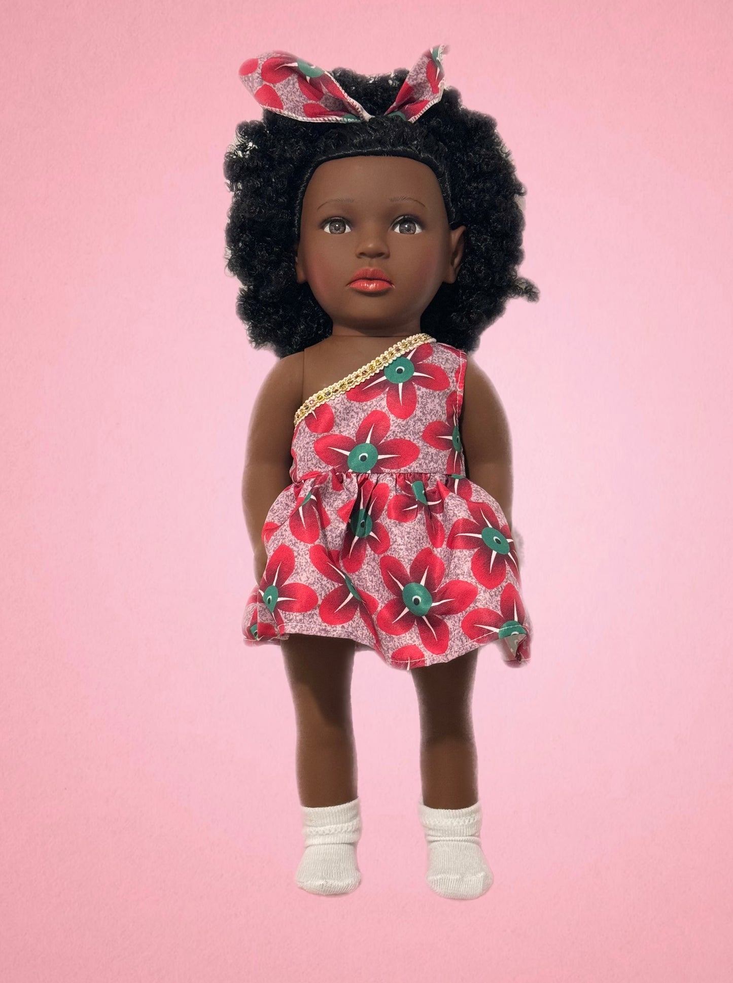 Poupée Afro Noire de 45 centimètres
| KAYA (tenue n1)